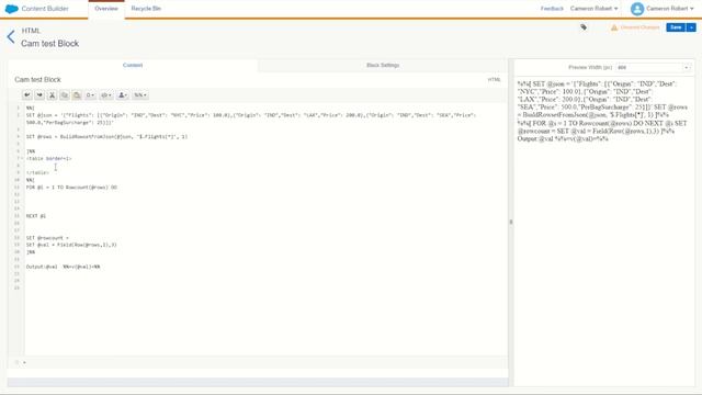AMPscript BuildRowSetFromJSON Function in Salesforce Marketing Cloud смотреть онлайн