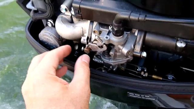 Suzuki DF9.9A outboard does not make full power from throttle on tiller handle смотреть онлайн