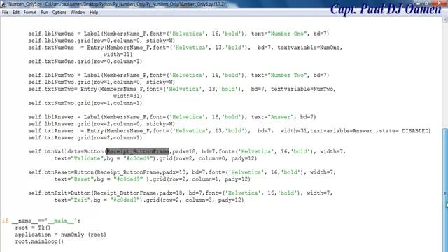 How to Validate an Entry Widgets with Numeric Value in Python смотреть онлайн