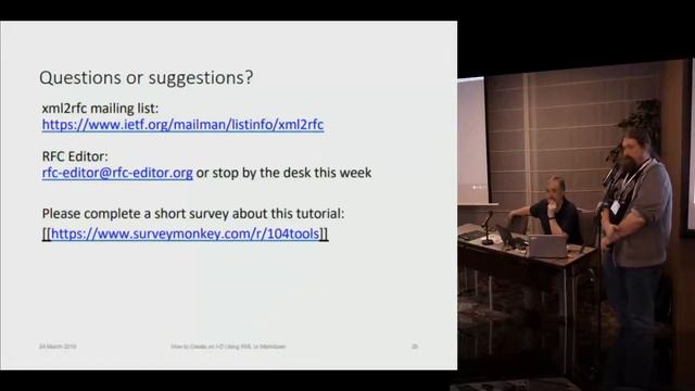 Tutorial How to Create an Internet Draft Using XML or Markdown смотреть онлайн