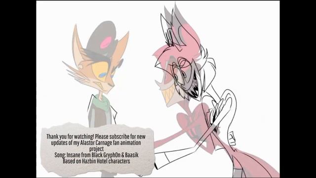 Alastor Says 'It's Nice To Meet You'  #hazbinhotel #alastorhazbinhotel #animation #insane