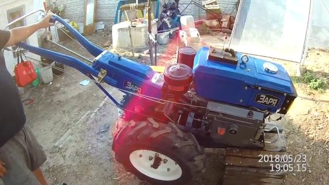 обкатка нового дизельного мотоблока. продолжение смотреть онлайн