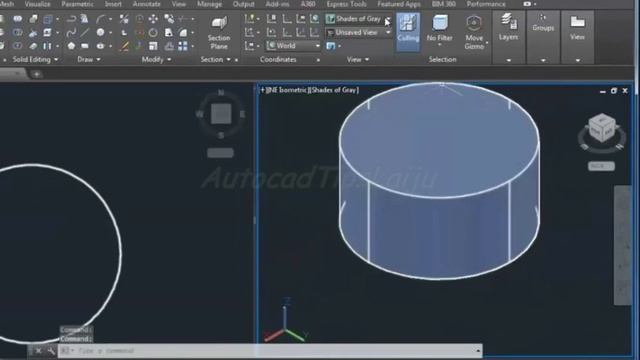 Cube, Cylinder, Cone, Sphere, Pyramid: 3d Solid - cad software - online autocad classes part 1 смотреть онлайн