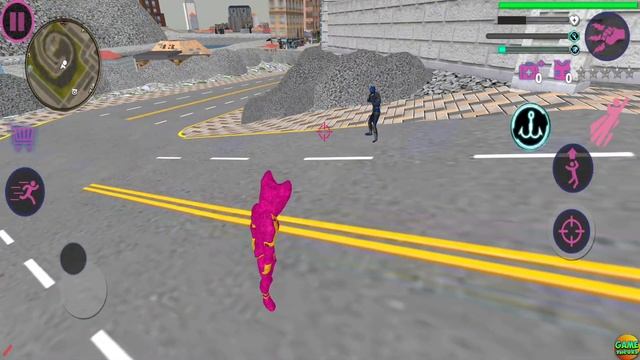 Flying Poppy Monster Rope Hero Game 3D New Game Simulator Android смотреть онлайн