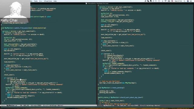 2018-08-28 :: Ceph Code walk-through: MonClient/Monitor смотреть онлайн