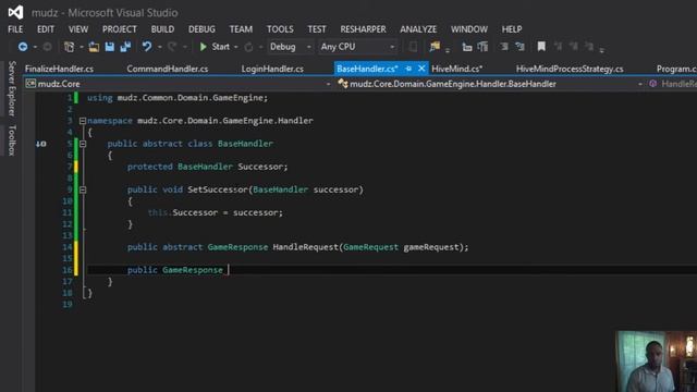 C# Design Patterns: Chain Of Responsibility 1st Round [Day 1 of 2] (Part 2) смотреть онлайн