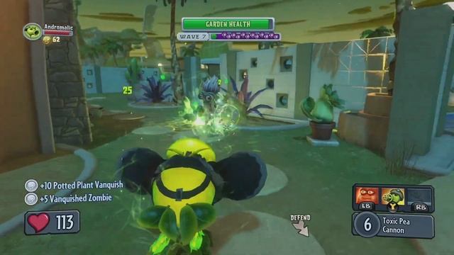 Plants vs Zombies Garden Warfare - Toxic Pea, Garden Ops Solo (Xbox Series X) смотреть онлайн