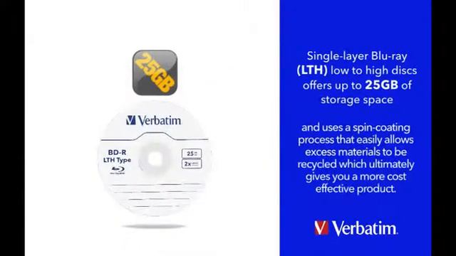 Verbatim BD-R 50GB 6X Blu-ray Recordable Media Disc - 25 Pack Spindle - 98356 Reviews смотреть онлайн