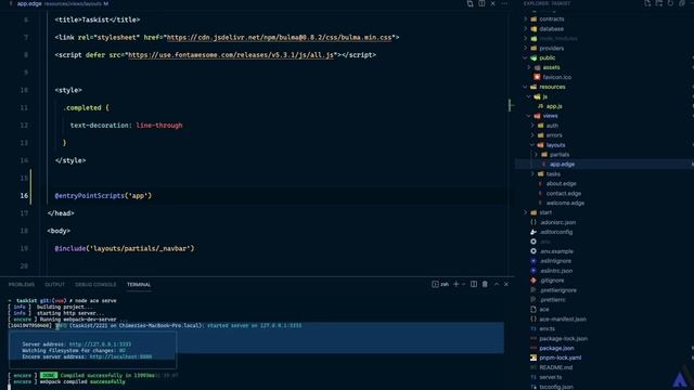 Adding Vue to an AdonisJS application #1 - Installing and setting up Webpack encore смотреть онлайн