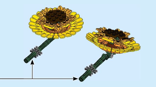 LEGO 40524, Sunflowers - building instructions смотреть онлайн