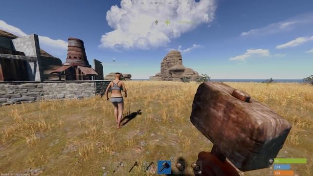 I Lived on an Island for 72 Hours on Console Rust смотреть онлайн