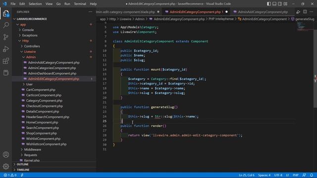 Laravel 9 E-Commerce - Admin Edit Category смотреть онлайн