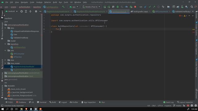 Android Login and Registration Functionality Using Kotlin - Part 5 смотреть онлайн