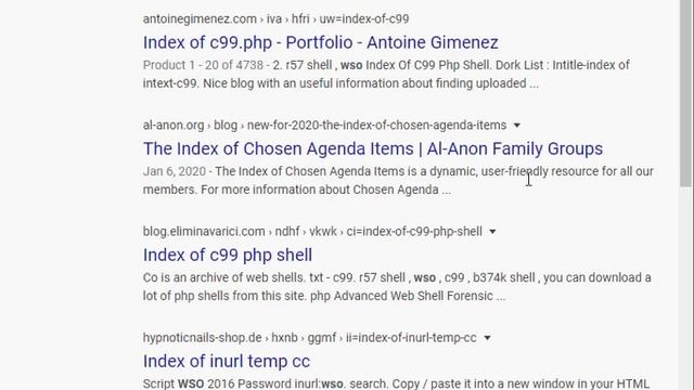 Google Dork: Access to WSO Shell Infected Domains смотреть онлайн