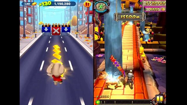 Говорящий Том Бег за Золотом-Тыквенная Вечеринка vs Temple Run 2 Пещера Духов-Новинки к Хэллоуину! смотреть онлайн