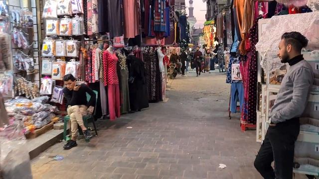 ?? CAIRO EGYPT, WALKING TOUR, CAIRO CITY WALK, KHAN EL-KHALILI BAZAR, EGYPTIAN MARKET, 4K60FPS смотреть онлайн
