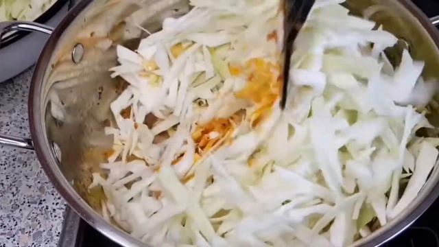 Kələm qovurması Тушёная Капуста Lahana Kaburmasi ملفوف مطهو ببطء Braised Cabbage смотреть онлайн