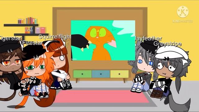 Warriors react to Firestar Map Outside - gacha club смотреть онлайн