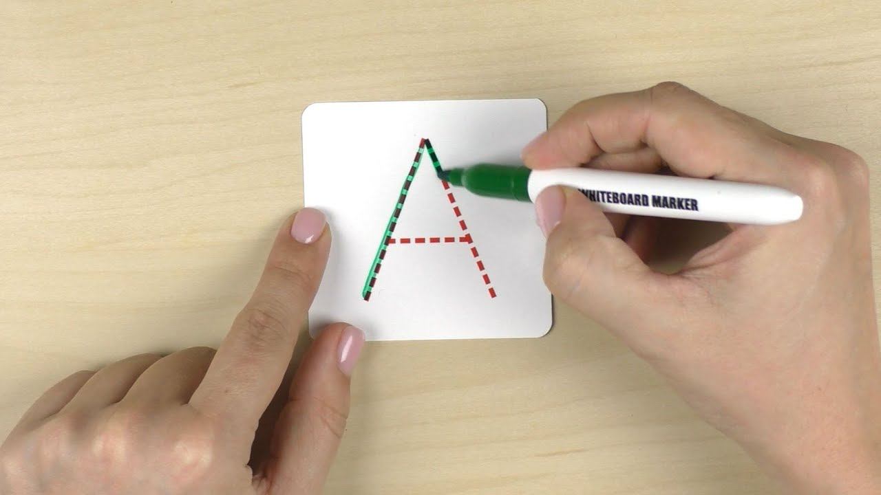 Учимся писать печатные буквы