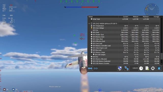 Gigabyte GTX 560Ti on War Thunder [FPS COUNTER BOTTOM LEFT] смотреть онлайн