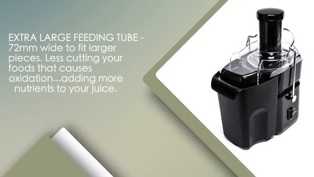 Low Speed Juicer - The Nutri Stahl Juicer Machine 700W Multi Speed Commercial Quality смотреть онлайн
