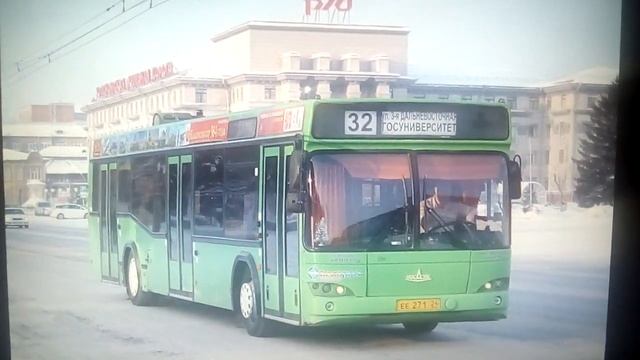 Автобусы Красноярска. смотреть онлайн