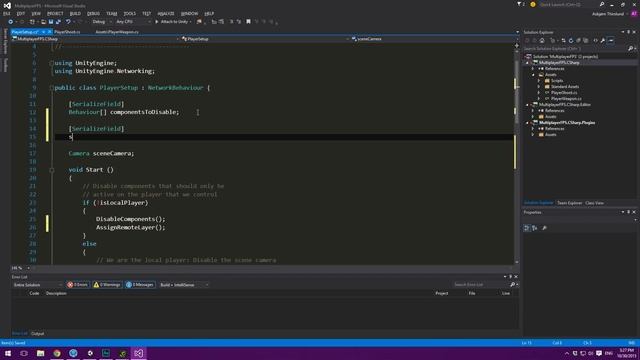 Making a Multiplayer FPS in Unity (E06. Shooting) - uNet Tutorial смотреть онлайн