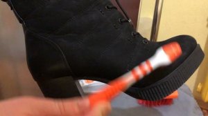 Как почистить обувь из нубука