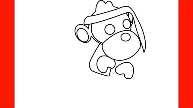 How To Draw Business Monkey From Roblox Adopt Me - Step By Step Drawing смотреть онлайн