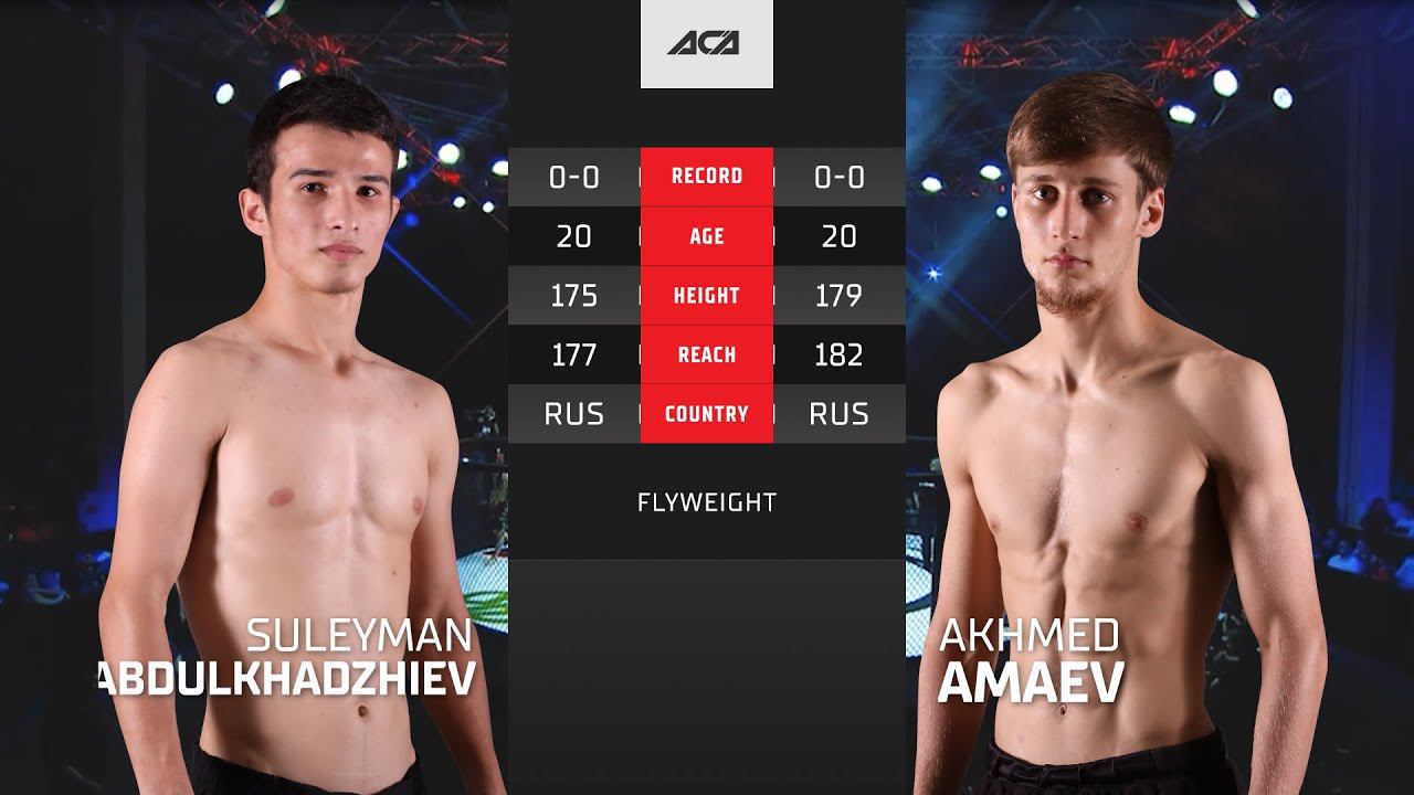 Сулейман Абдулхаджиев Vs. Ахмед Амаев | Suleyman Abdulkhadzhiev Vs. Akhmed Amaev | ACA YE 39