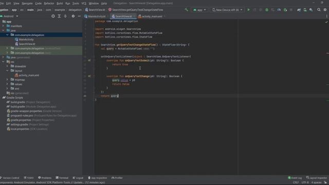 Instant Search Feature With Flow Kotlin Android Studio смотреть онлайн