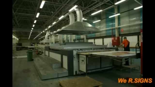 Печатное производство наружной рекламы в We R.SIGNS. смотреть онлайн