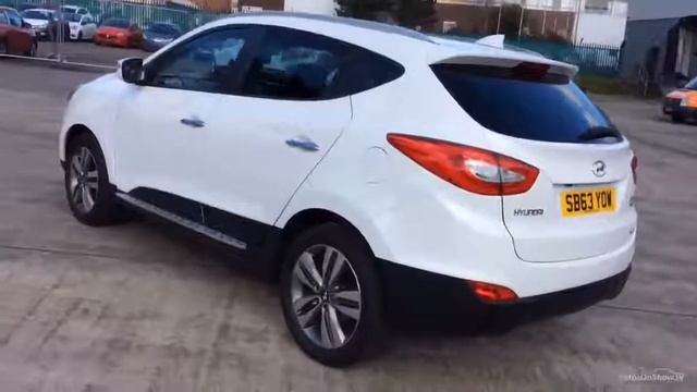 HYUNDAI IX35 CRDI PREMIUM PANORAMA WHITE 2013 смотреть онлайн