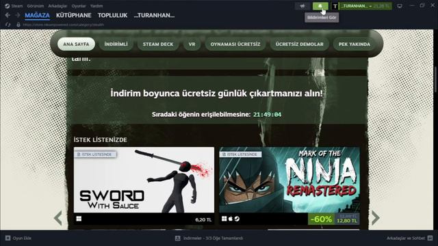 Steam Gizlilik Festivali (HANGİ OYUN İNDİRİME GİRER,ÜCRETSİZ ÇIKARTMALAR,ÜCRETSİZ OYUN)..! смотреть онлайн