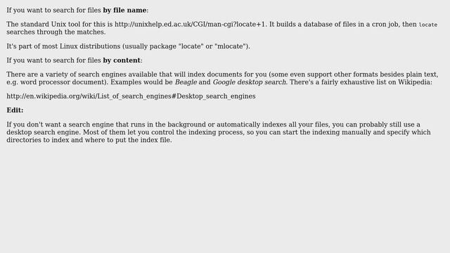Open source command line tools for indexing a large number of text files (5 Solutions!!) смотреть онлайн