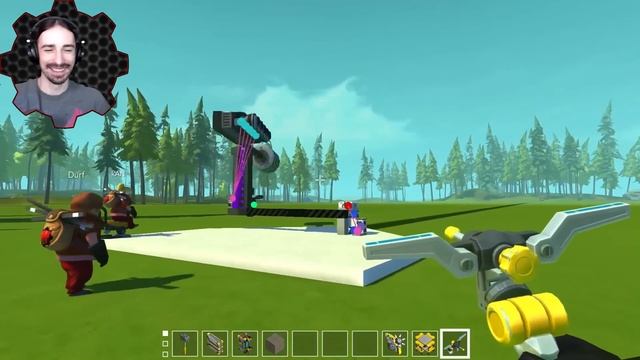 3 Dwarves Try to Hit Home Runs With Giant Bats... - Scrap Mechanic Multiplayer Monday смотреть онлайн