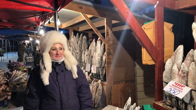 Якутский базар, знаменитая рыба ЧИР смотреть онлайн