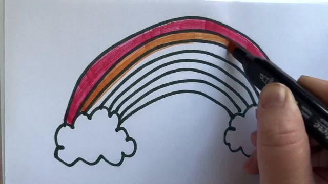 Bolalar uchun kamalak chizilgan/Drawing rainbow for children/Рисование радуга для детей | for Kids смотреть онлайн