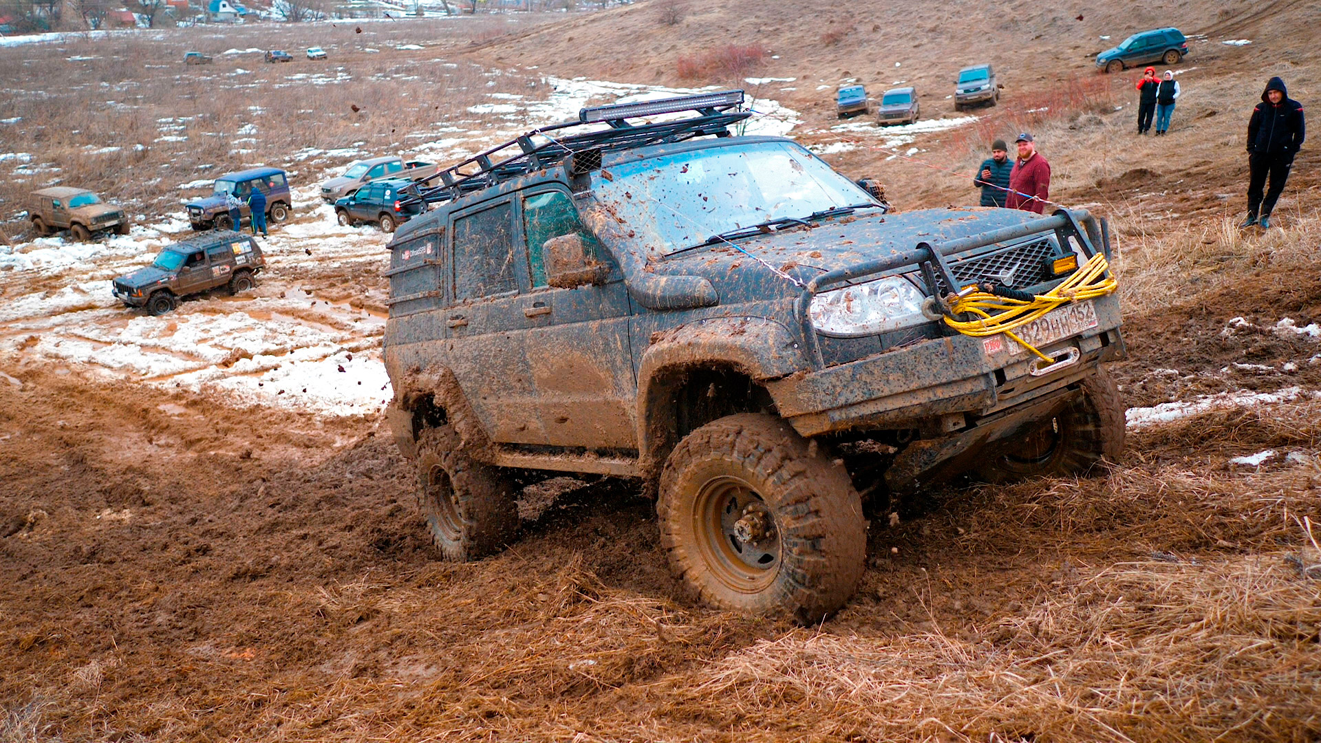 ЧЕГО ИМ НЕ ХВАТАЕТ? НИВА против УАЗ Патриот, TOYOTA LC70 и JEEP Cherokee смотреть онлайн