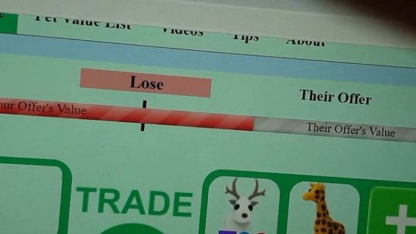 roblox adopt me trading values