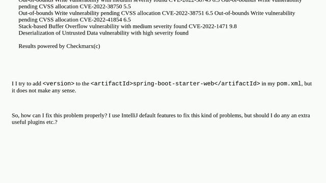 vulnerable dependency maven:org.yaml:snakeyaml смотреть онлайн