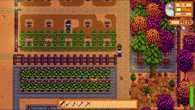 Stardew Valley [Прохождение #12. Кооператив] День всех духов, канализация и начало зимы