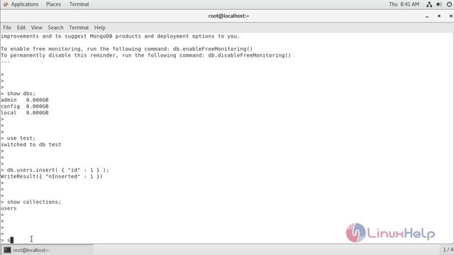 How To Create, Show, Drop and Rename the Collection in MongoDB 4.0.11 on CentOs 7.6 смотреть онлайн