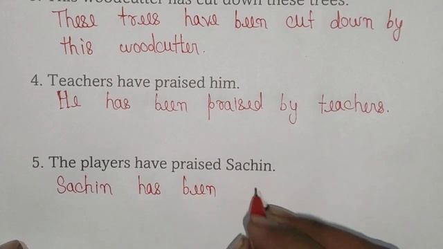 Active and Passive voice | Class 9 Present Perfect Tense Passive voice Solved Exercise 3 in Hindi. смотреть онлайн