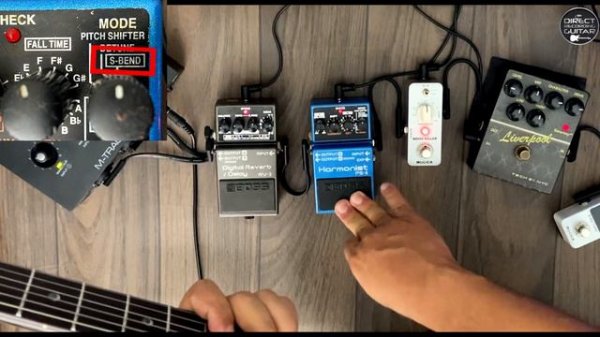 BOSS PS-6 HARMONIST, Harmonizer Major and Minor Keys, 3 Voice Harmony, S-Bend, Detune.