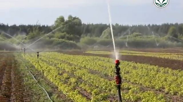 Автоматический полив сельскохозяйственного поля. смотреть онлайн