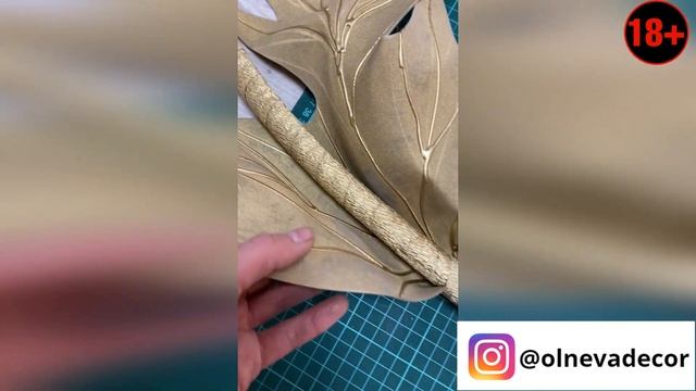 Про золотые листья из фоамирана I Полезная информация от Ольги Ольневой 18+ смотреть онлайн