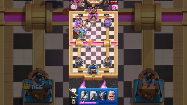 Голем + Мегарыцарь (Клеш рояль ) #clashroyale смотреть онлайн