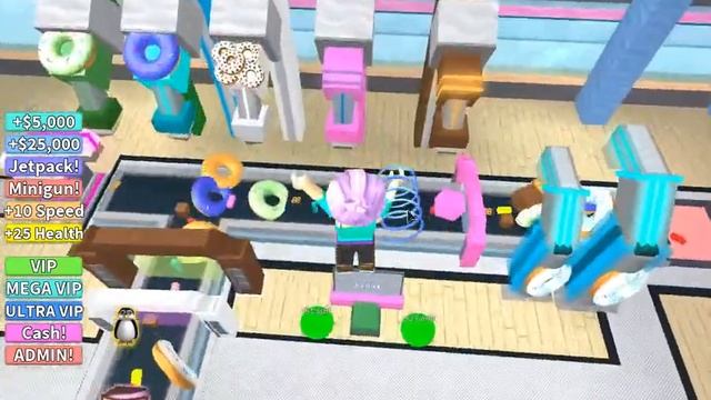 РОБЛОКС ФАБРИКА ПОНЧИКОВ - ROBLOX DONUT FACTORY TYCOON (роблокс по русски) смотреть онлайн