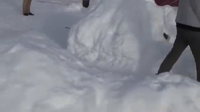 фигуры из снега в Витебске смотреть онлайн